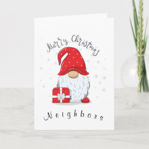 NEIGHBORS WISHED MERRY CHRISTMAS/HAPPY NEW YEAR H HOLIDAY CARD