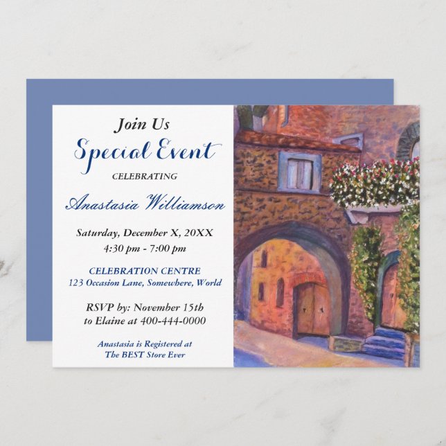 NEIGHBOURHOOD PARTY EVENT INVITE (Front/Back)