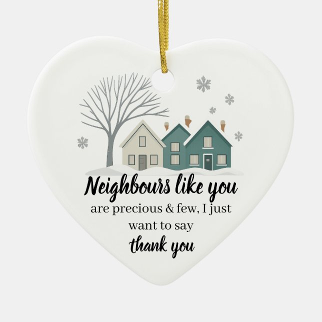 Neighbours Like You Ornament | Thank You Christmas (Front)