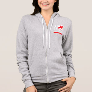 NEIHC Women's Fleece Track Jacket Hoodie