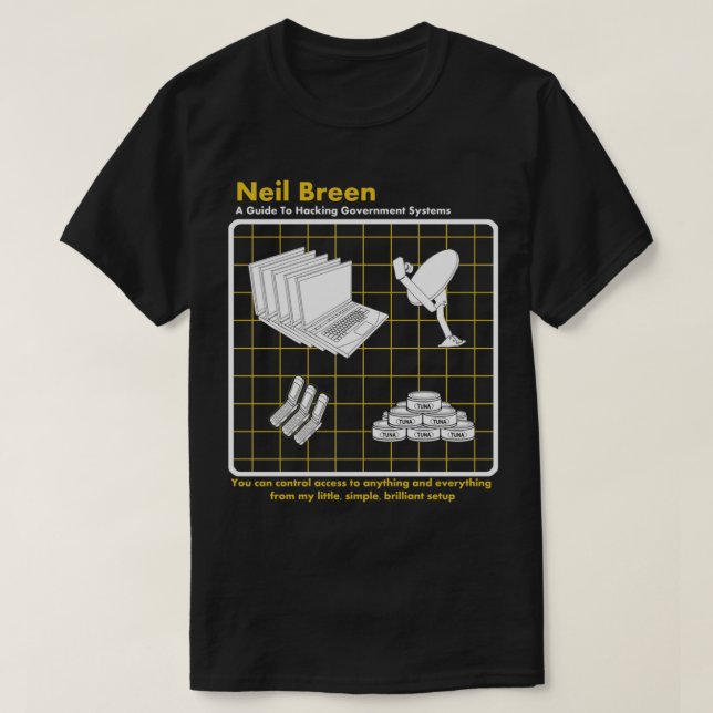 Neil Breen - A Guide to Hacking Essential T-Shirt (Design Front)