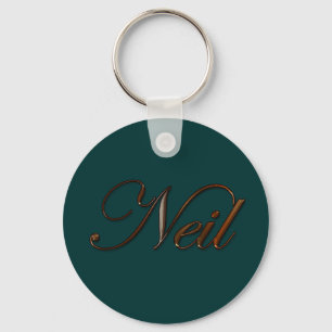 NEIL Name-Branded Gift Keychain or Zipper-pull
