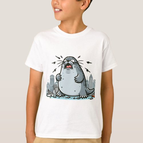 Neil The Rampaging Seal T_Shirt