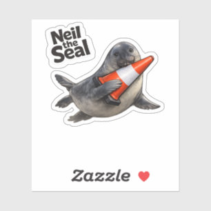 "Neil the Seal", Australian state of Tasmania meme Sticker