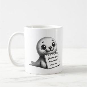 Neil the Seal cute mug