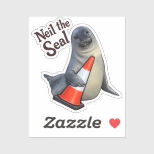 Neil the Seal Neil the Seal Hobart Australia Fun Sticker