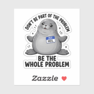 Neil the Seal Sticker