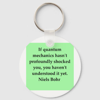 neils bohr quotation keychain