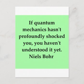 Neils Bohr Quotation Postcard by jimbuf at Zazzle
