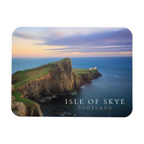 Neist point lighthouse on Skye at sunset Magnet