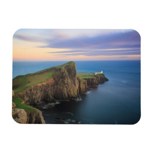 Neist point lighthouse on Skye at sunset Magnet