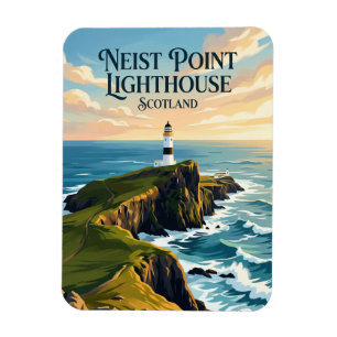 Neist Point Lighthouse Scotland Magnet