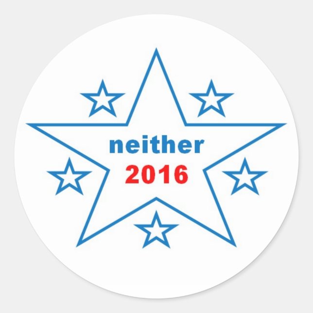 Neither in 2016 Sticker (Front)