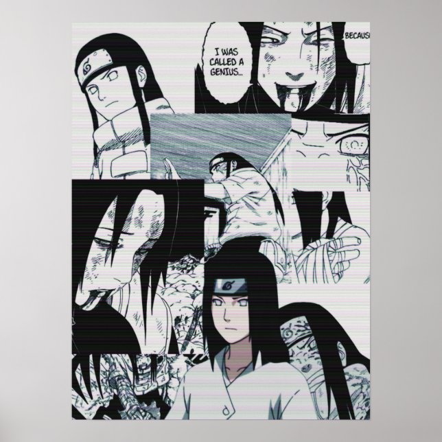 neji hyuga poster (Front)