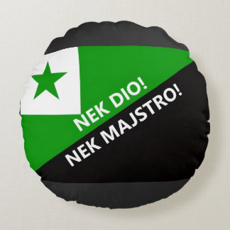 Nek dio nek majstro round pillow
