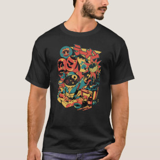 "Neko Ramen", illustrated T-Shirt