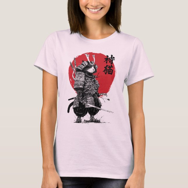 Neko Samurai T-Shirt (Front)