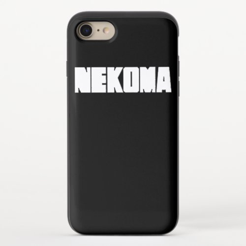 Neko Volleyball Practice Anime Manga Cosplay iPhone 87 Slider Case