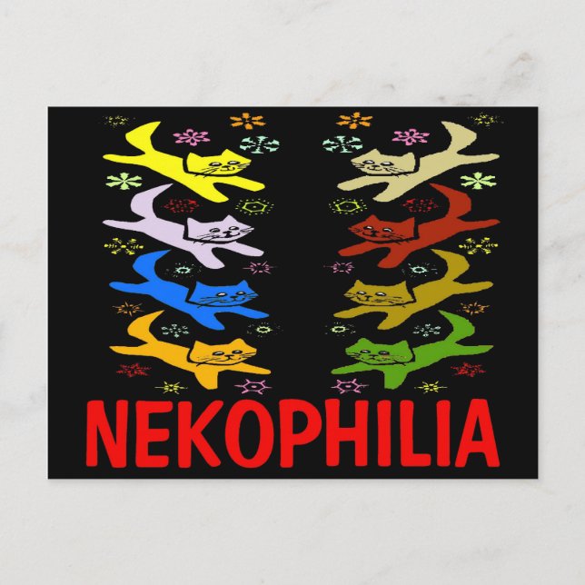 Nekophilia: Cats Cats Cats Postcard (Front)