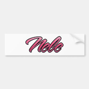 Nele faded pink Aufkleber Sticker