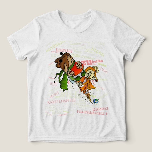 Nelio & Mael - Der ungeplante Silvester-Abflug Tri-Blend Shirt (Design Front)