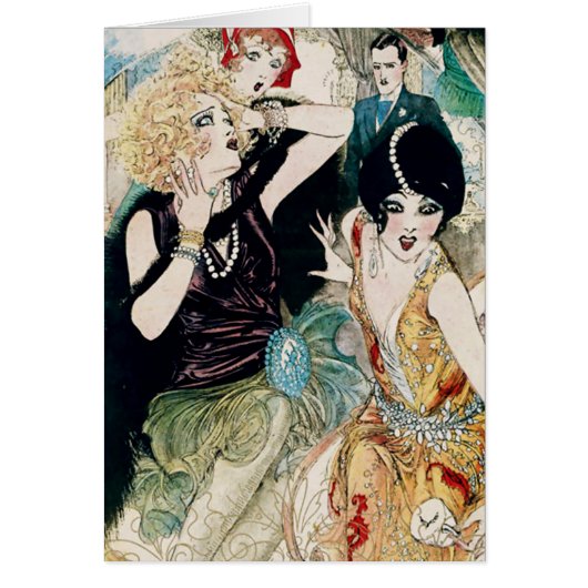 Nell Brinkley's Vivacious Young Flapper #21 Cards (Front)