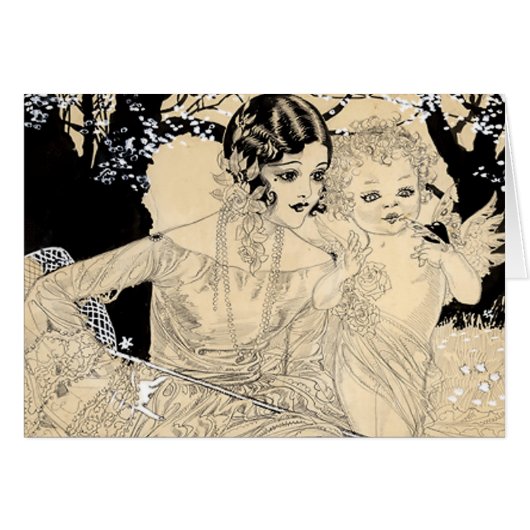 Nell Brinkley's Vivacious Young Flappers #17a Cards (Front Horizontal)