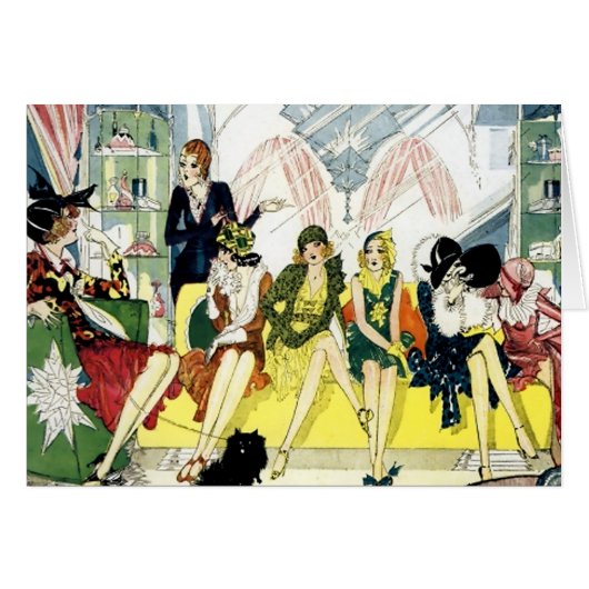 Nell Brinkley's Vivacious Young Flappers #9 Cards (Front Horizontal)