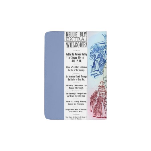 Nellie Bly Arrival Passport Holder (Back)
