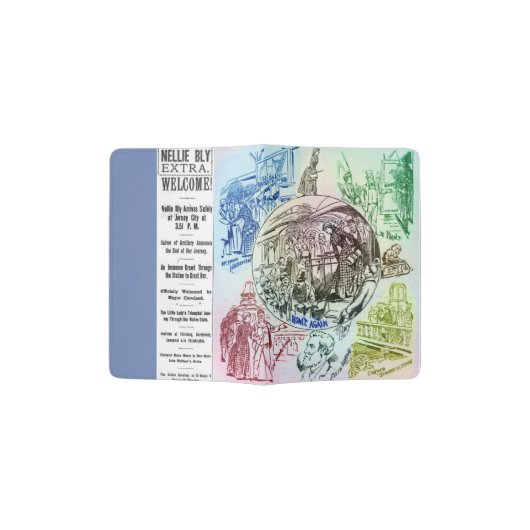 Nellie Bly Arrival Passport Holder (Opened)