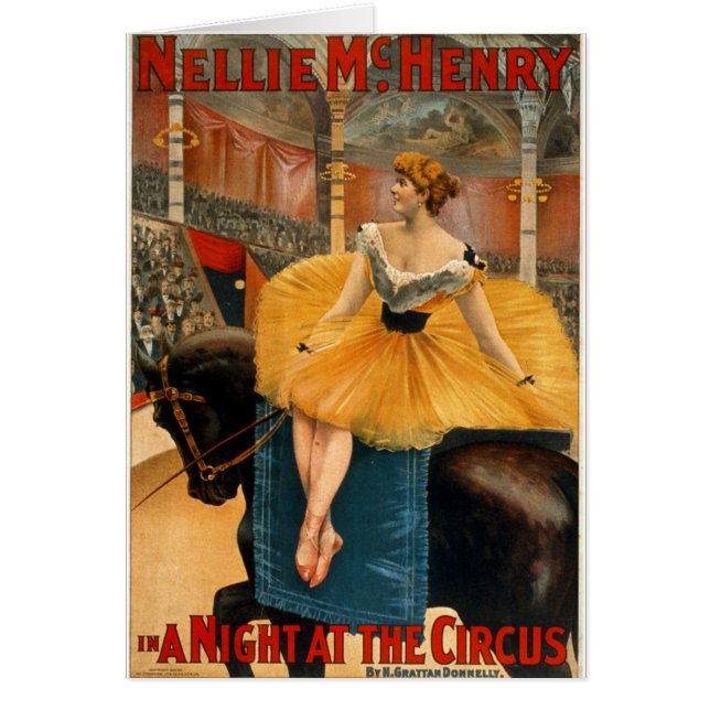 Nellie McHenry in A night at the Circus Cards (Front)