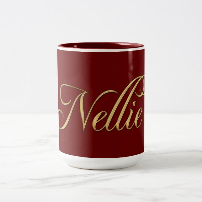 NELLIE Name-Branded Gift Drinking Mug (Center)