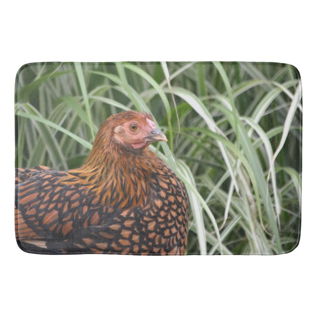 Nellie The Hen Bathroom Mat (Front)