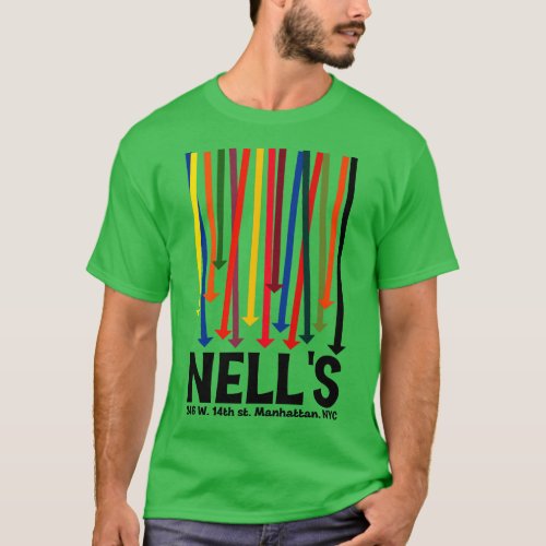 Nells Defunct Nightclub 70s NYC American Fan Art T_Shirt