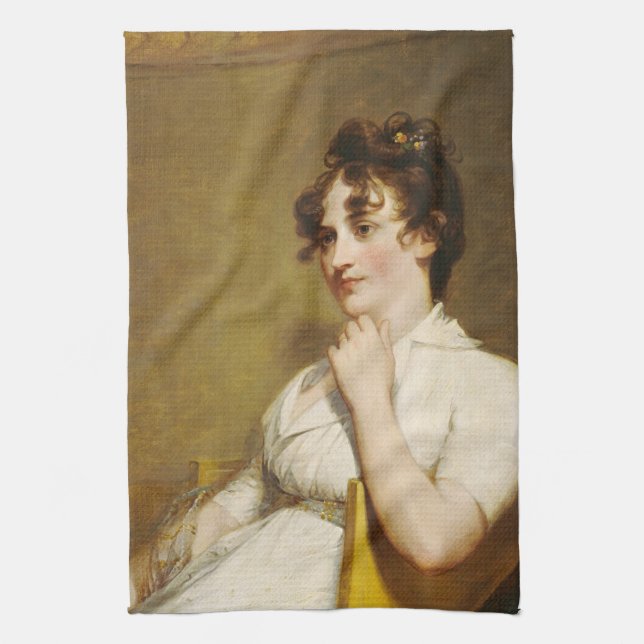 Nelly Granddaughter of President Washington Kitchen Towel (Vertical)