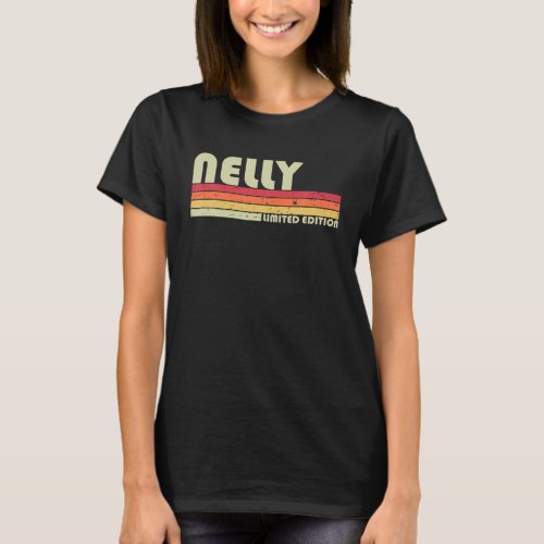 NELLY Name Personalized Retro Vintage 80S 90S Birt T_Shirt