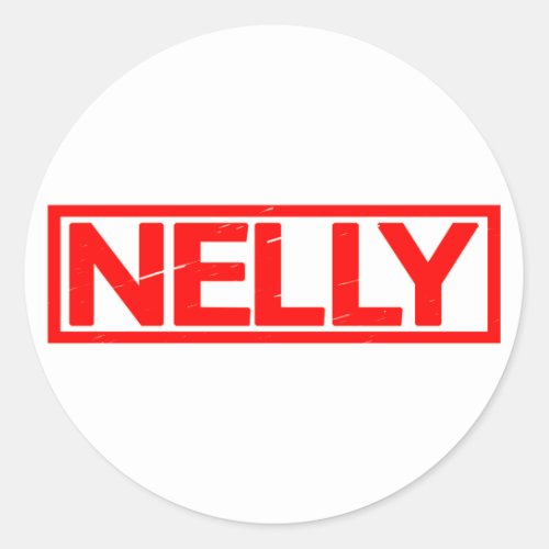 Nelly Stamp Classic Round Sticker
