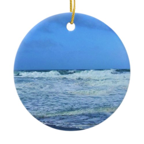 Nelscott Reef, Lincoln City, Oregon Ceramic Ornament
