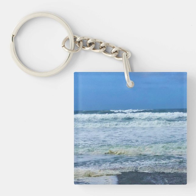 Nelscott Reef, Lincoln City, Oregon Keychain (Front)