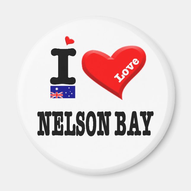 NELSON BAY - I Love Magnet (Front)