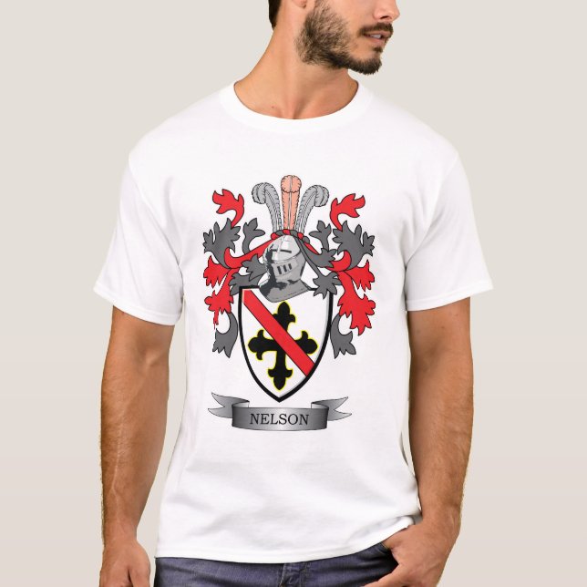 Nelson Coat of Arms T-Shirt (Front)