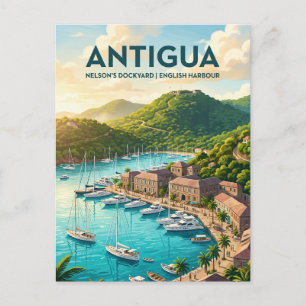 Nelson’s Dockyard Antigua and Barbuda Postcard