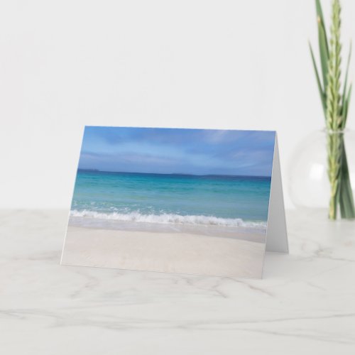 Nelsons Beach  Jervis Bay Card