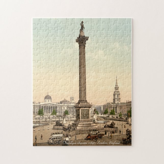 Nelson's Column, Trafalgar Square London Jigsaw Puzzle (Vertical)