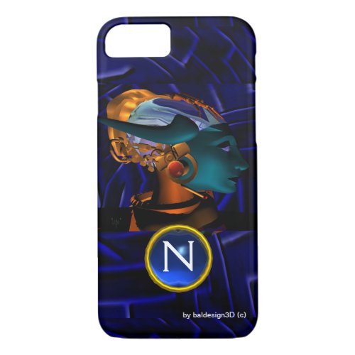 NEMES HYPER ANDROIDBlue Science Fiction Monogram iPhone 87 Case