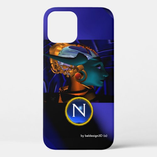 NEMES HYPER ANDROIDBlue Science Fiction Monogram iPhone 12 Case