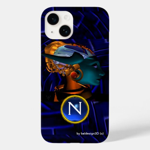 NEMES HYPER ANDROIDBlue Science Fiction Monogram Case_Mate iPhone 14 Case