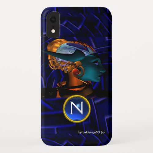 NEMES HYPER ANDROIDBlue Science Fiction Monogram iPhone XR Case