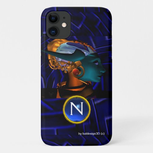 NEMES HYPER ANDROIDBlue Science Fiction Monogram iPhone 11 Case