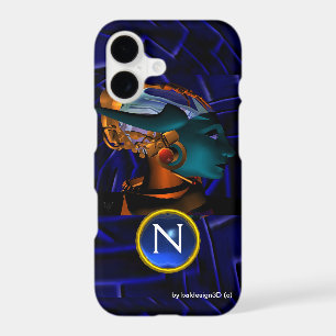 NEMES /HYPER ANDROID,Blue Science Fiction Monogram iPhone 17 Case